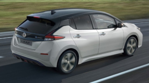 Nissan Leaf Driving