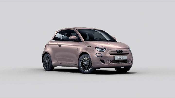 Fiat 500 Hybrid hatch Torino launch edition trim front rose gold