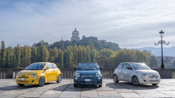Fiat 500 hybrid range trio 