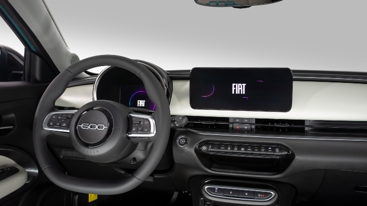 Interior of Fiat 600 in Studio