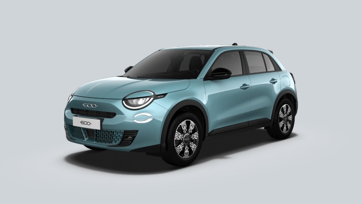 Fiat 600 exterior La Prima trim blue