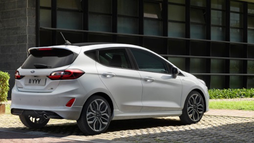 White 2022 Ford Fiesta Exterior Rear