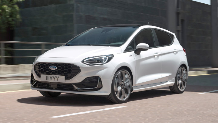 Ford Fiesta White Front