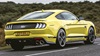 Yellow Ford Mustang Mach 1 Exterior Rear Driving