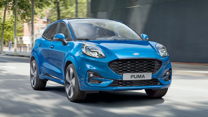 Ford Puma in blue