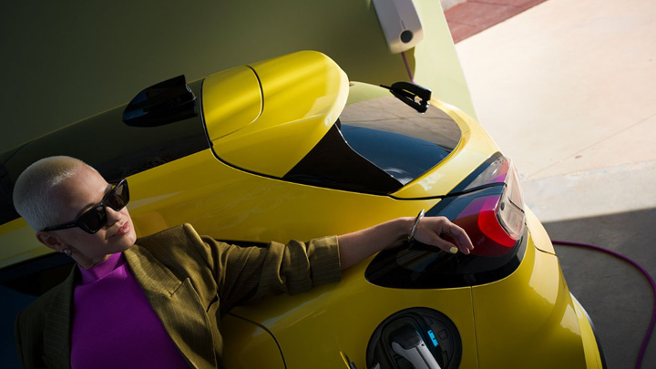 Yellow Ford Puma Gen-E Home Charging