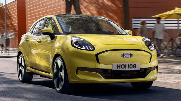 Yellow Ford Puma Gen-E Front