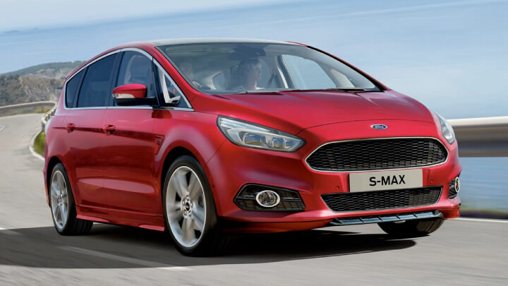 Ford S MAX in red
