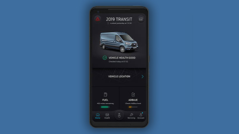 ford pass pro app on smartphone