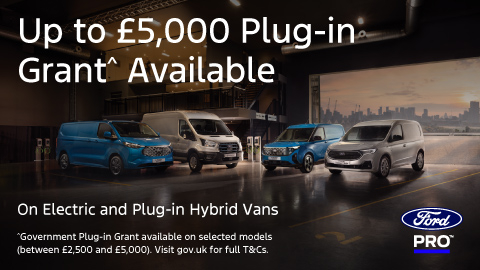 Ford Electric and Hybrid van promotion