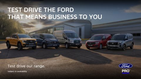 Test drive the ford that means business to you