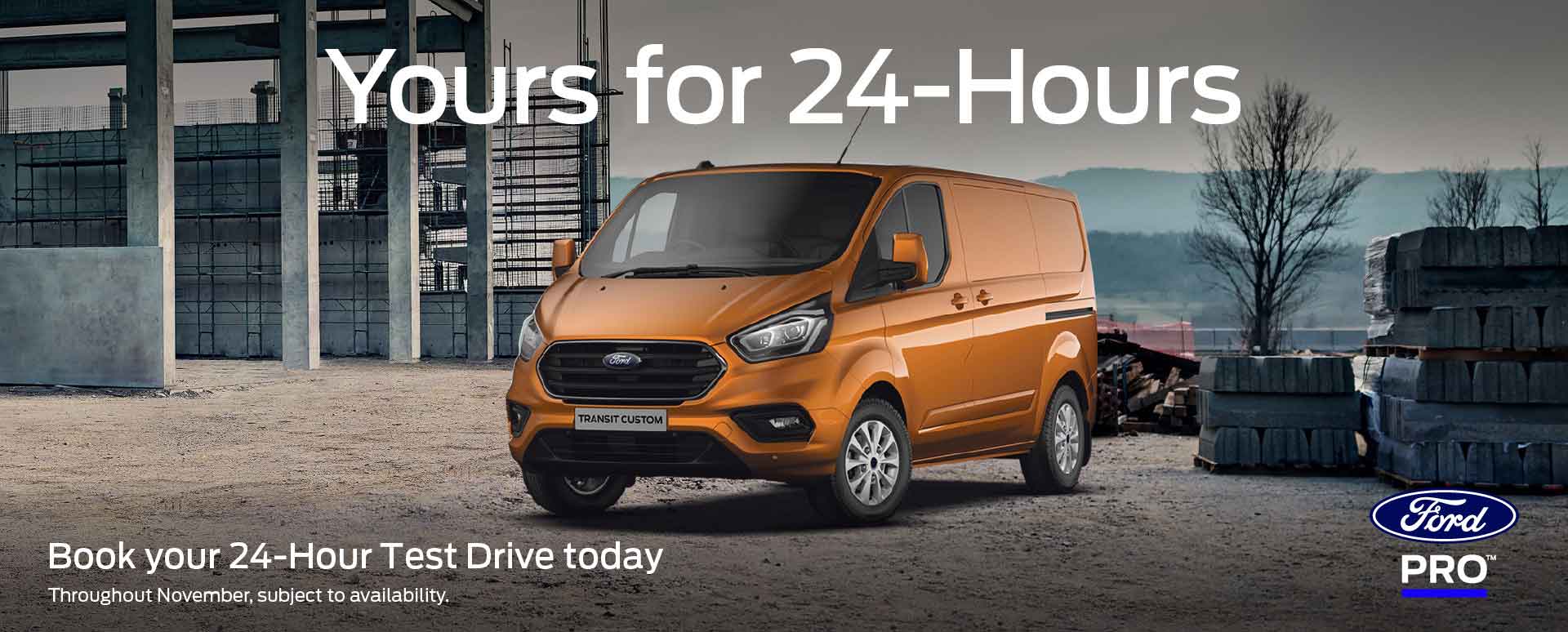 Ford 24 Hour Test Drive Vans