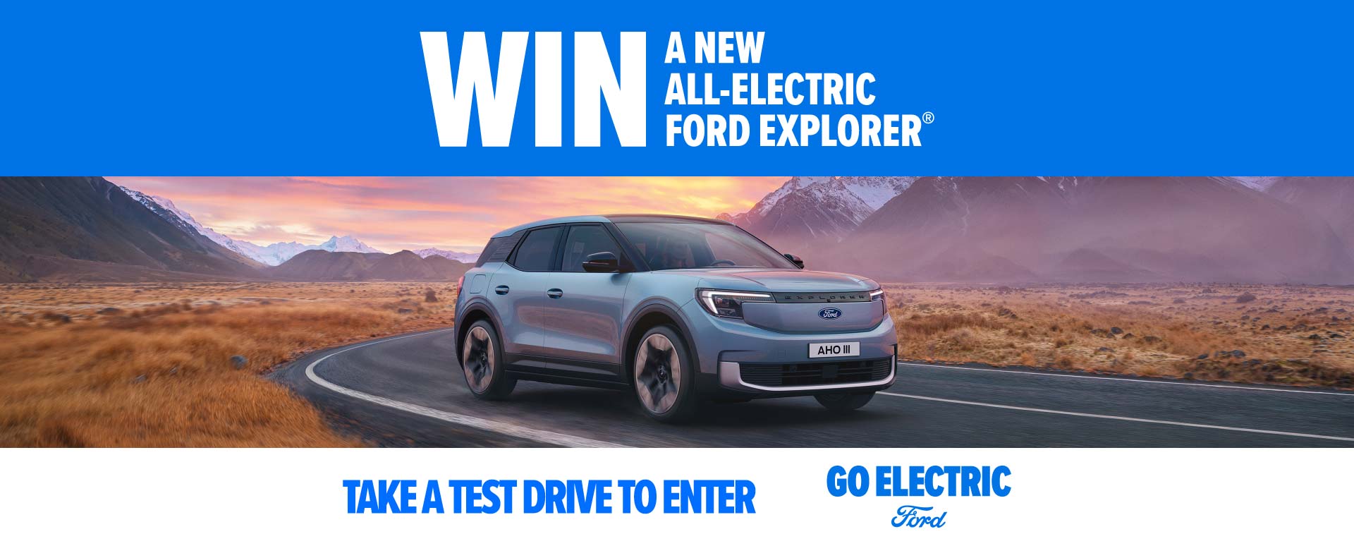 Win a New All-Electric Ford Explorer*
