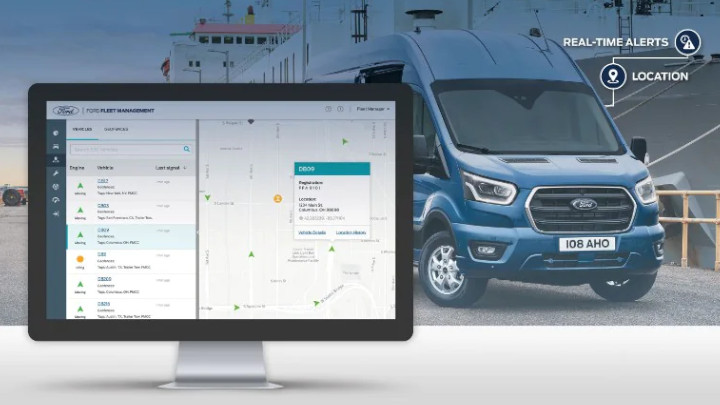 Ford Telematics Software Screen