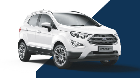 white ford ecosport