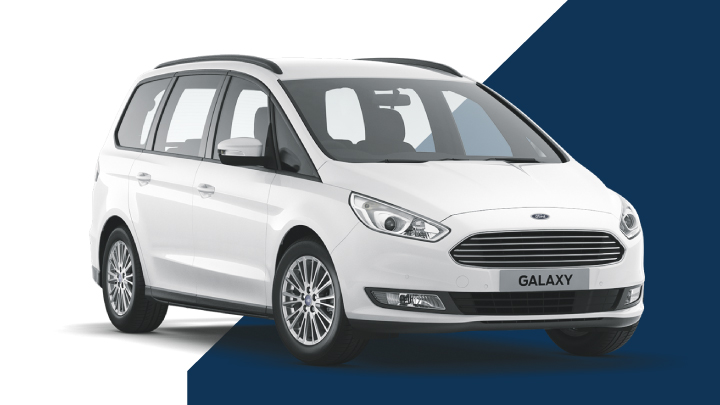white ford galaxy