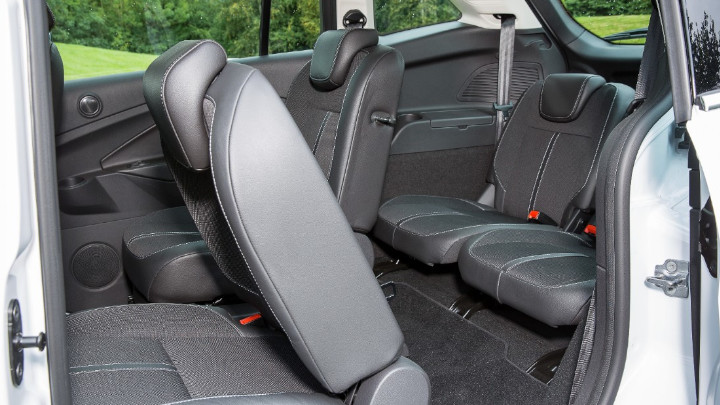 ford grand c-max, rear seats