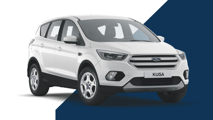 white ford kuga