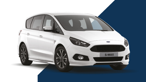 white ford s-max