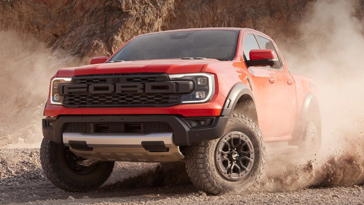 Red Ford Ranger Raptor Exterior Front Off-road