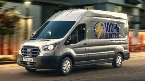 Ford E-Transit, Exterior, Driving