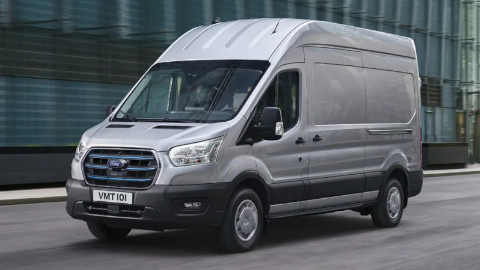 Ford E-Transit Exterior Driving