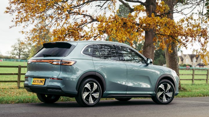 Geely EX5 Green rear outside