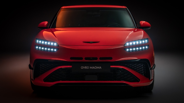 Genesis GV60 Magma front straight