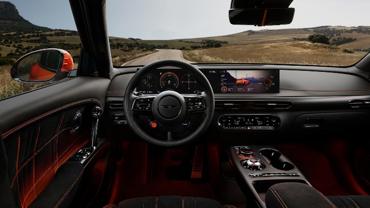 Genesis GV60 Magma interior dashboard