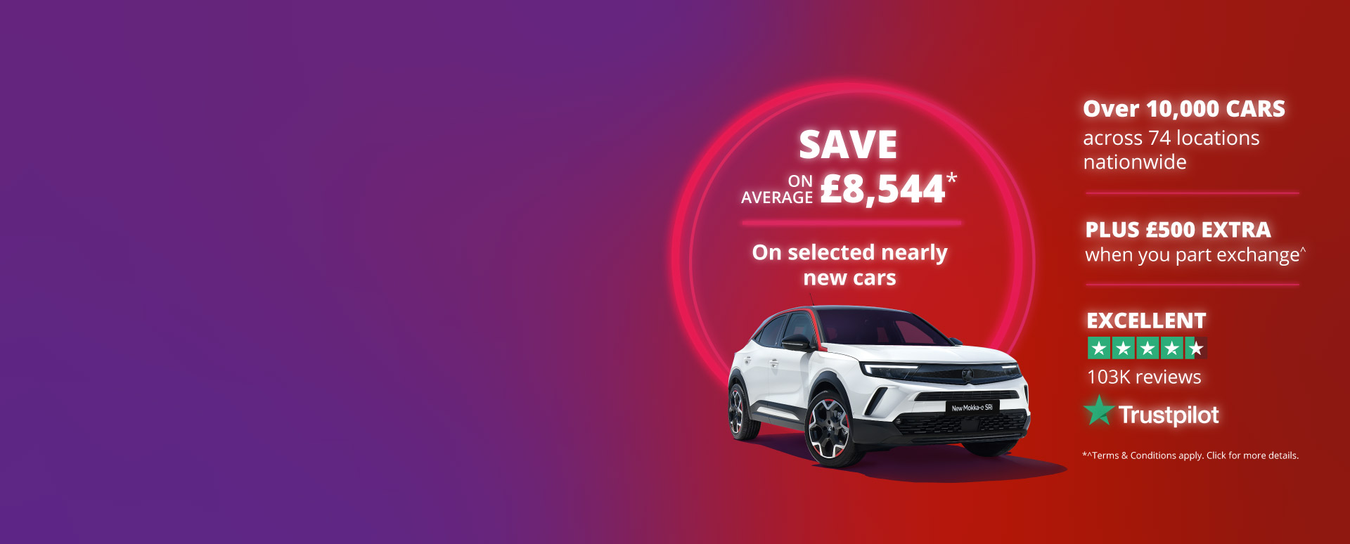 Evans Halshaw Used Car Offer Artwork