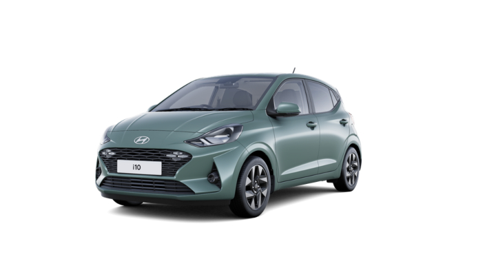 Hyundai i10 Advance trim green