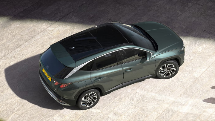 Green Hyundai TUCSON Top