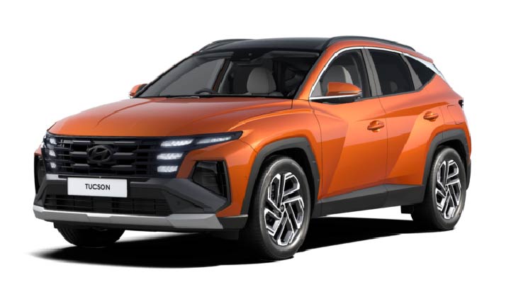 Hyundai TUCSON Ultimate Jupiter Orange Metallic