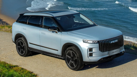 JAECOO 7 SHS on Beach