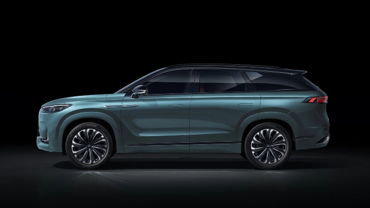 JAECOO 8 blue side static