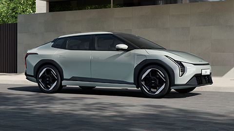 Light Grey Kia EV4 Front Static