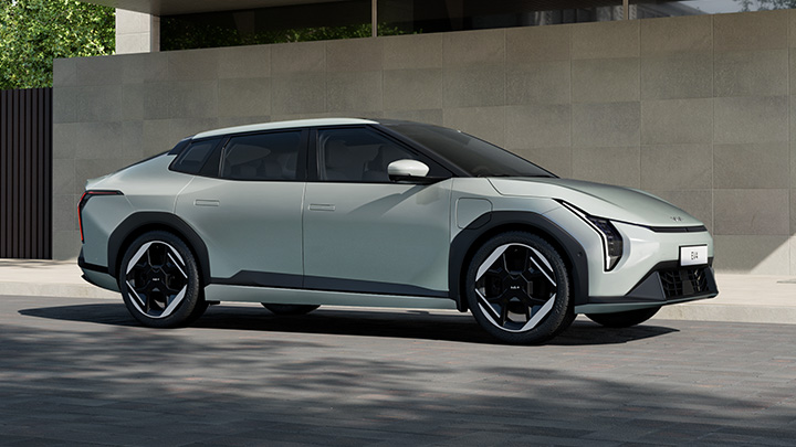 Light Grey Kia EV4 Front Static