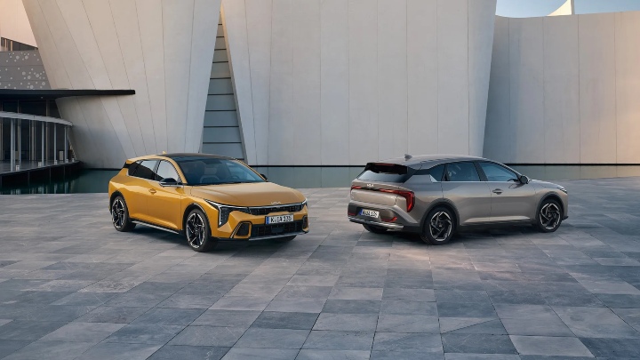 Duo of Kia K4 Models