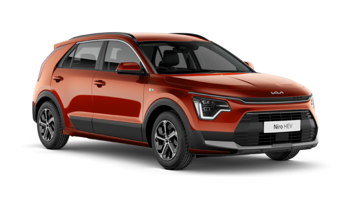 Orange Kia Niro 2