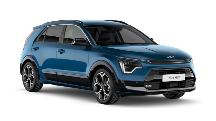 Blue Kia Niro 3