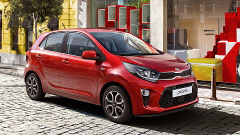 Red Kia Picanto