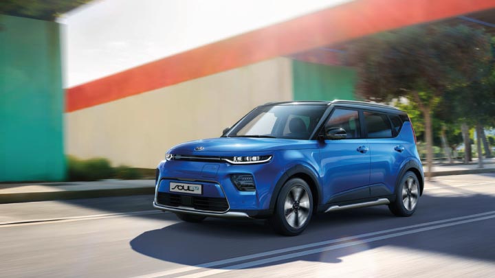 Kia Soul in blue
