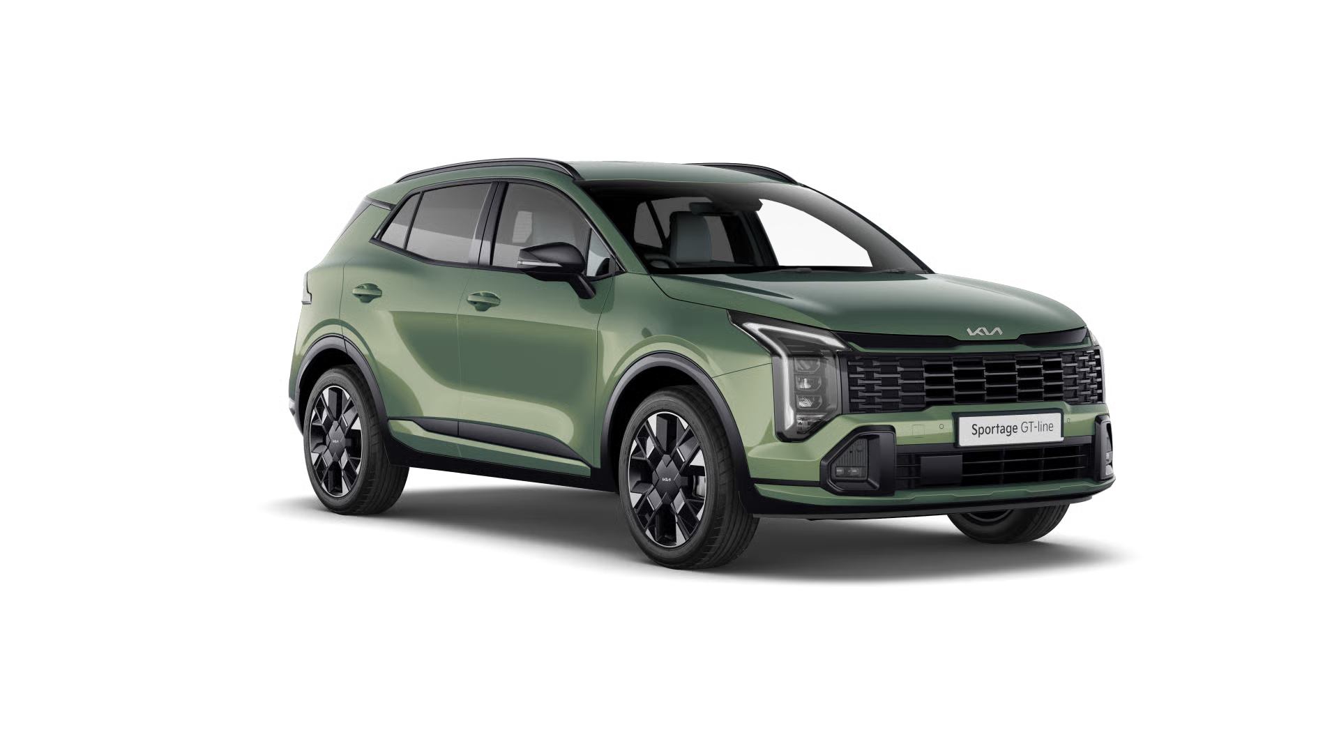 Kia Sportage GT Line Hybrid Trim in Green
