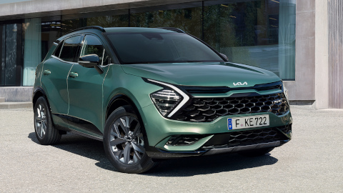 Green All-new Kia Sportage Exterior Front