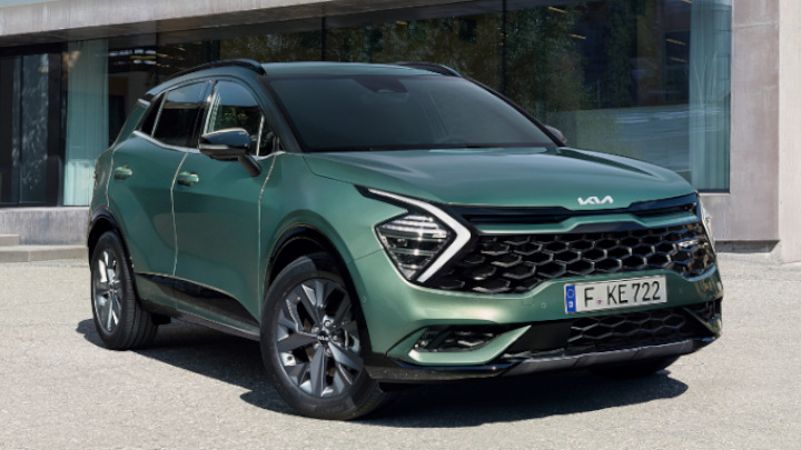 Green All-new Kia Sportage Exterior Front
