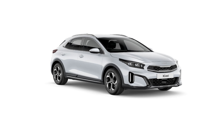 White Kia Pure Exterior Front Studio