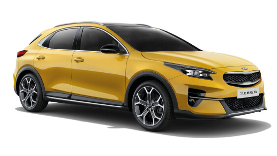 Kia XCeed in yellow