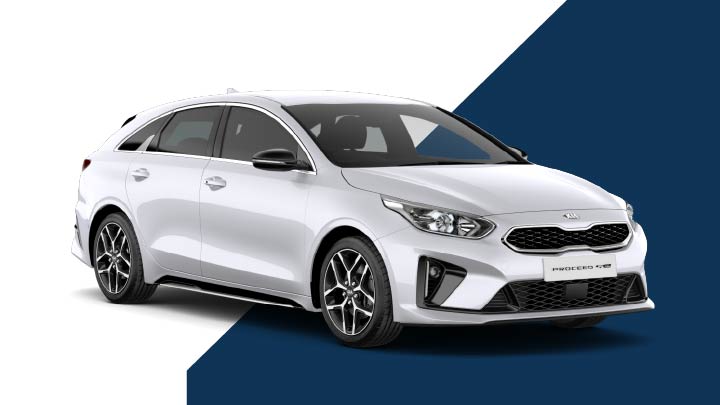 White Kia Pro Ceed