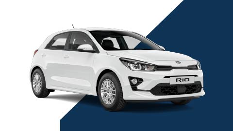 White Kia Rio