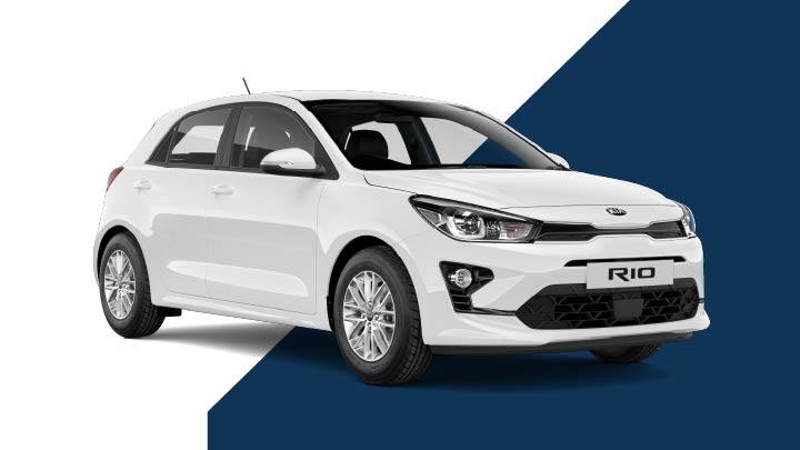 White Kia Rio